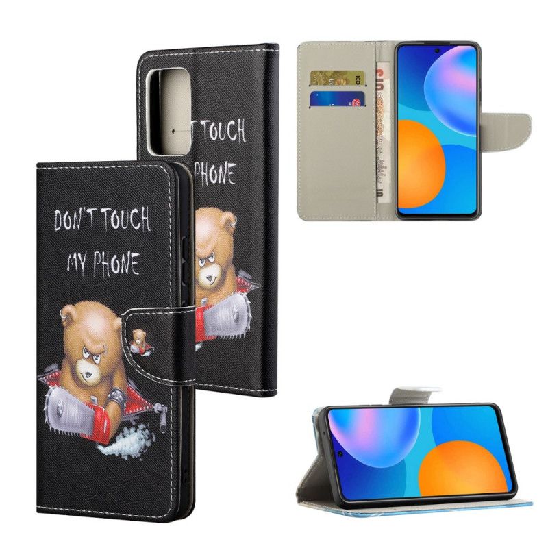 Etui Folio Xiaomi Redmi Note 10 Pro Niebezpieczny Niedźwiedź Etui Ochronne