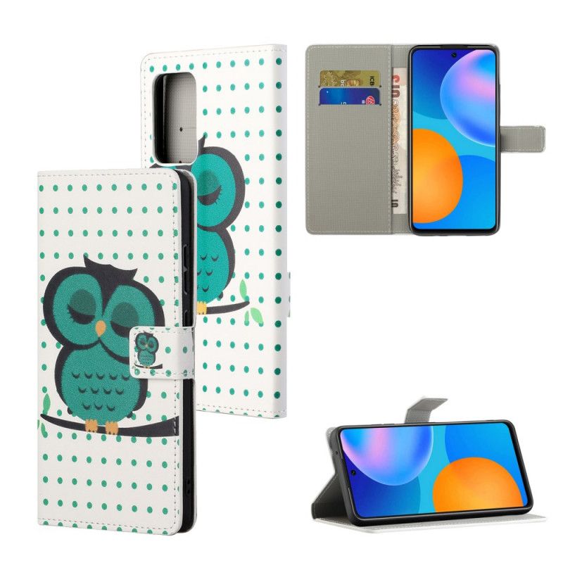 Etui Folio Xiaomi Redmi Note 10 Pro Śpiąca Sowa