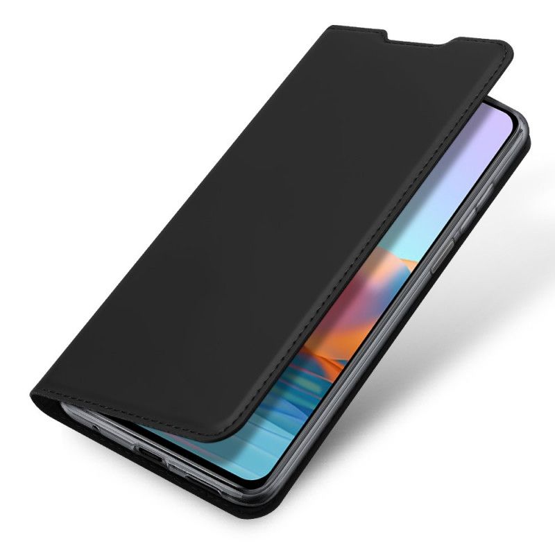 Flip Kotelot Xiaomi Redmi Note 10 Pro Granatowy Czarny Skóra Pro Dux Ducis