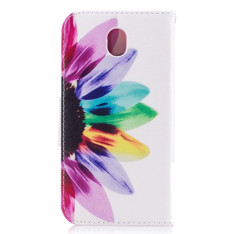 Etui Folio Samsung Galaxy J5 2017 Kwiat Akwareli