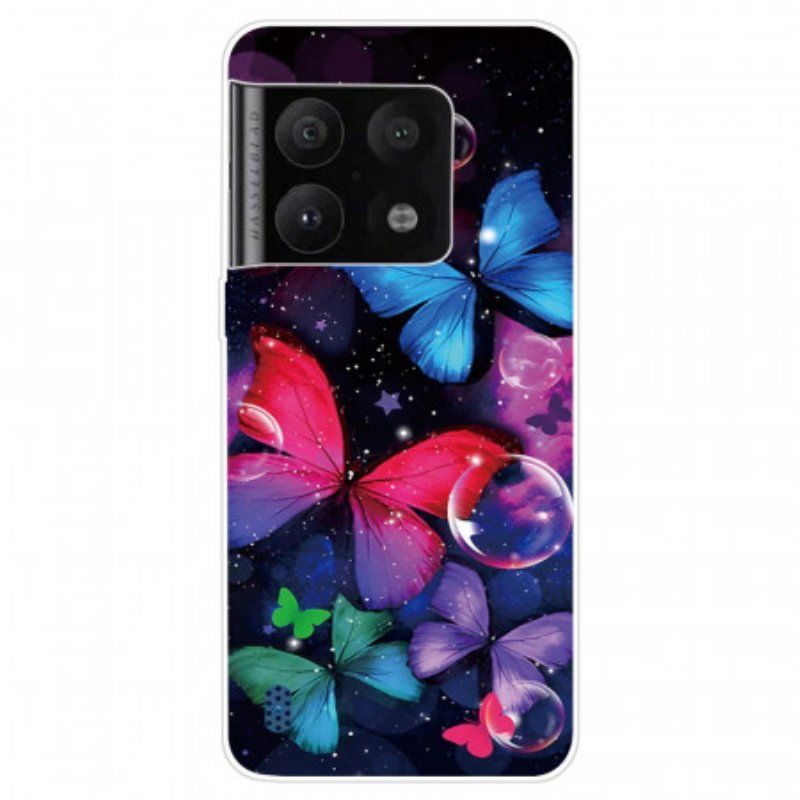 Etui do OnePlus 10 Pro 5G Elastyczne Motyle