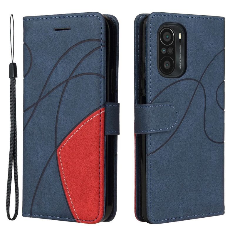 Etui Folio Do Xiaomi Mi 11i 5g / Poco F3 Dwukolorowy