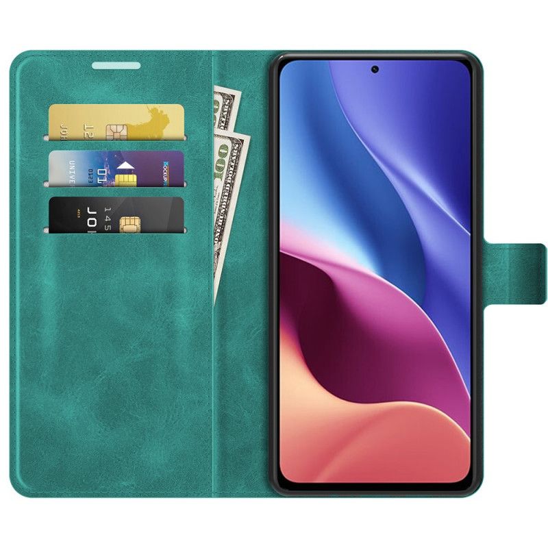 Etui Folio Do Xiaomi Mi 11i 5g / Poco F3 Klasyczny Efekt Skóry