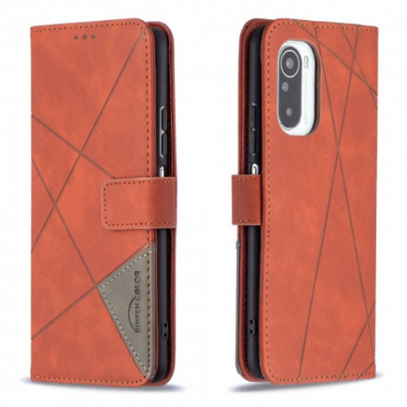 Etui Folio Do Xiaomi Mi 11i 5g / Poco F3 Trójkąt Binfen Kolor