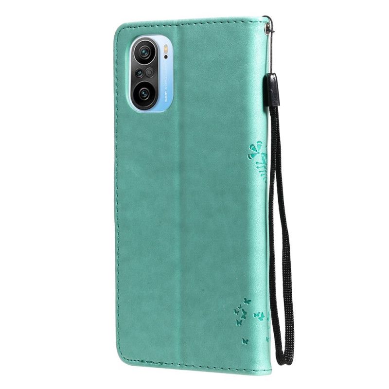 Etui Folio Xiaomi Mi 11i 5g / Poco F3 Kot I Motyle Etui Ochronne