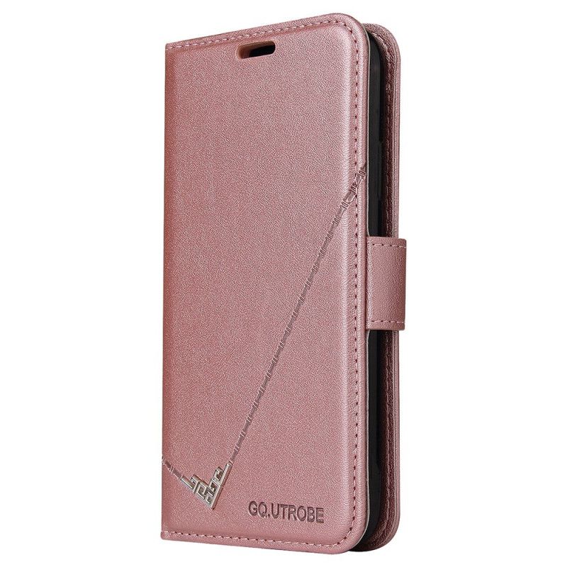 Etui Folio Xiaomi Mi 11i 5g / Poco F3 Sztuczna Skóra Gq.utrobe Etui Ochronne