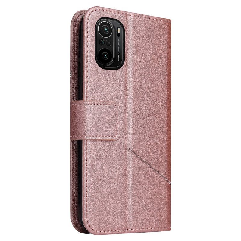 Etui Folio Xiaomi Mi 11i 5g / Poco F3 Sztuczna Skóra Gq.utrobe Etui Ochronne