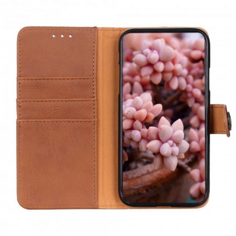 Etui Folio Xiaomi Mi 11i 5g / Poco F3 Sztuczna Skóra Retro Khazneh Etui Ochronne