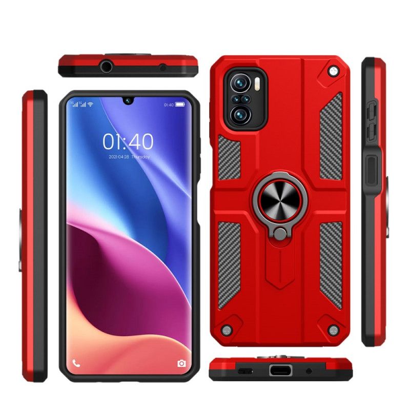 Etui Xiaomi Mi 11i 5g / Poco F3 Hybrydowy Z Pierścieniem Wsporczym