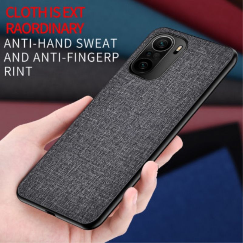 Etui Xiaomi Mi 11i 5g / Poco F3 Tekstura Tkaniny Etui Ochronne