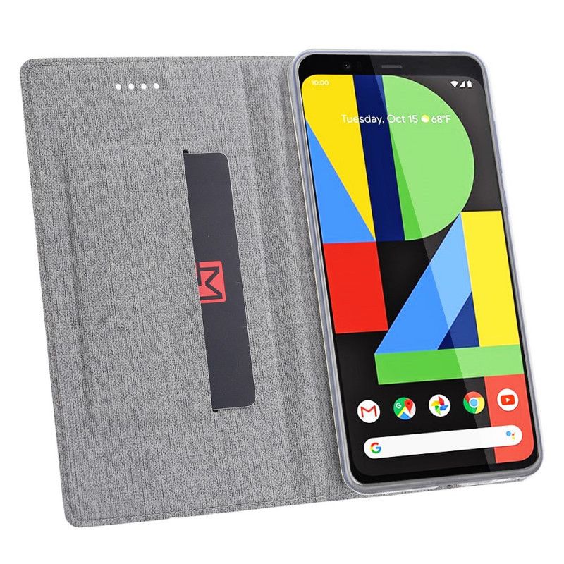 Flip Kotelot Google Pixel 4 XL Magenta Szary Teksturowany