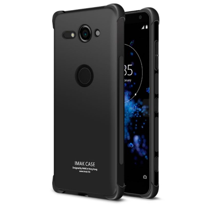 Etui Sony Xperia XZ2 Compact Przezroczysty Seria Jedwabna Etui Ochronne