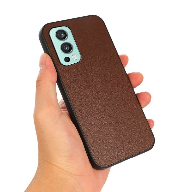 Etui Do Oneplus Nord 2 5g Oryginalna Skóra Litchi