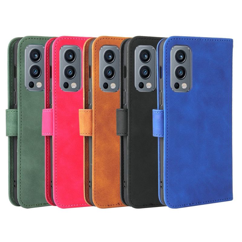 Etui Folio Do Oneplus Nord 2 5g Dotyk Skóry