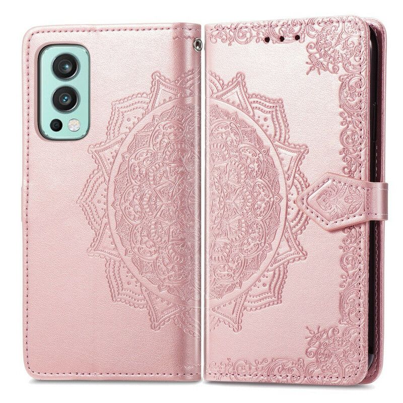 Etui Folio Do Oneplus Nord 2 5g Mandala Średniowiecze