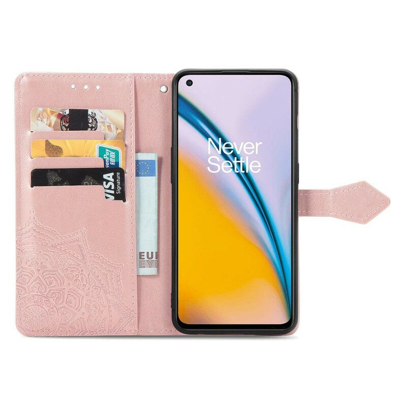 Etui Folio Do Oneplus Nord 2 5g Mandala Średniowiecze