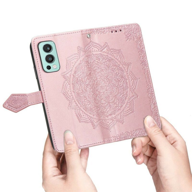 Etui Folio Do Oneplus Nord 2 5g Mandala Średniowiecze