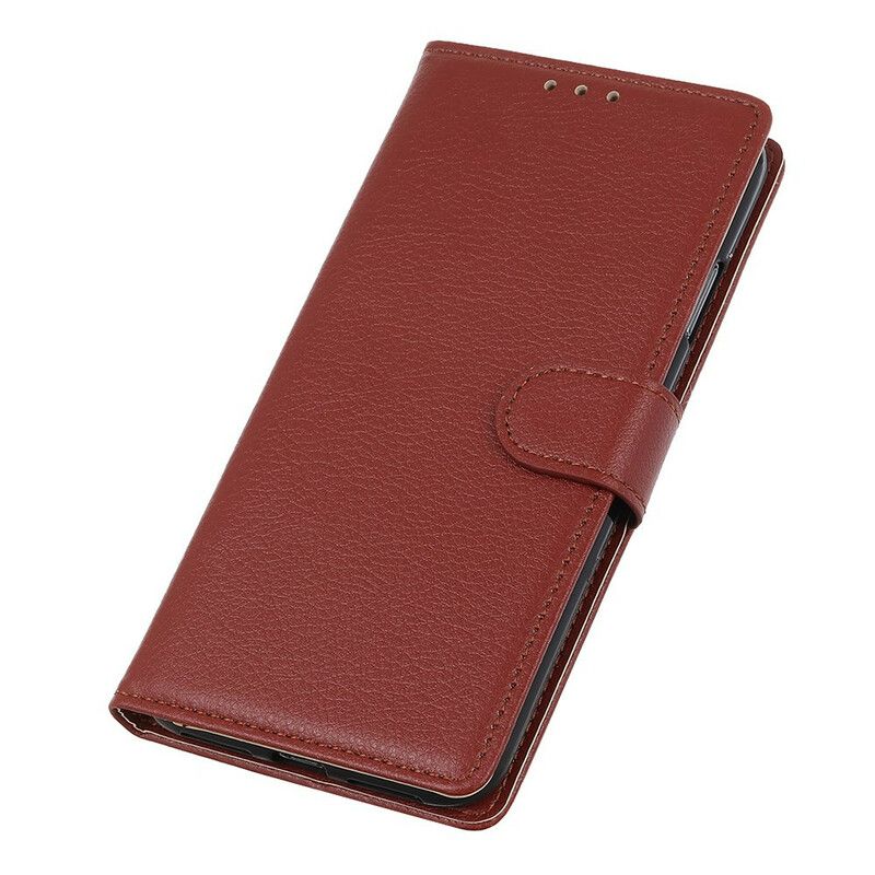 Etui Folio Oneplus Nord 2 5g Lychee Sztuczna Skóra