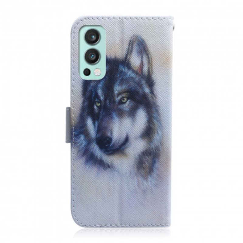 Etui Folio Oneplus Nord 2 5g Psi Wygląd Etui Ochronne