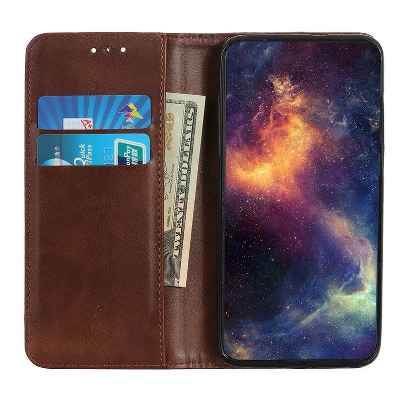 Flip Kotelot Oneplus Nord 2 5g Matowa Skóra Dwoina Etui Ochronne