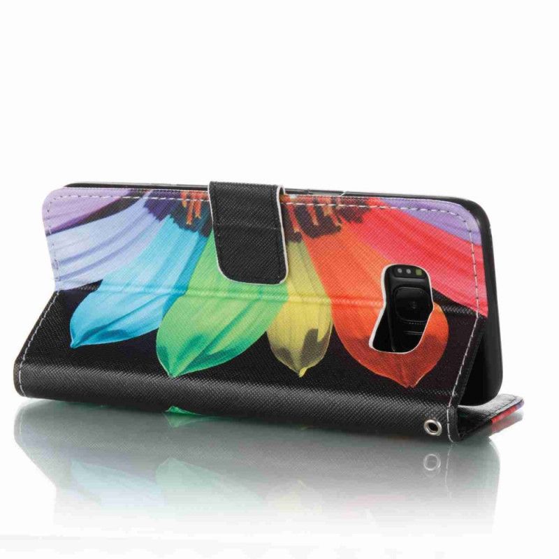 Etui Folio Samsung Galaxy S8 Intensywny Kwiat Akwareli Etui Ochronne