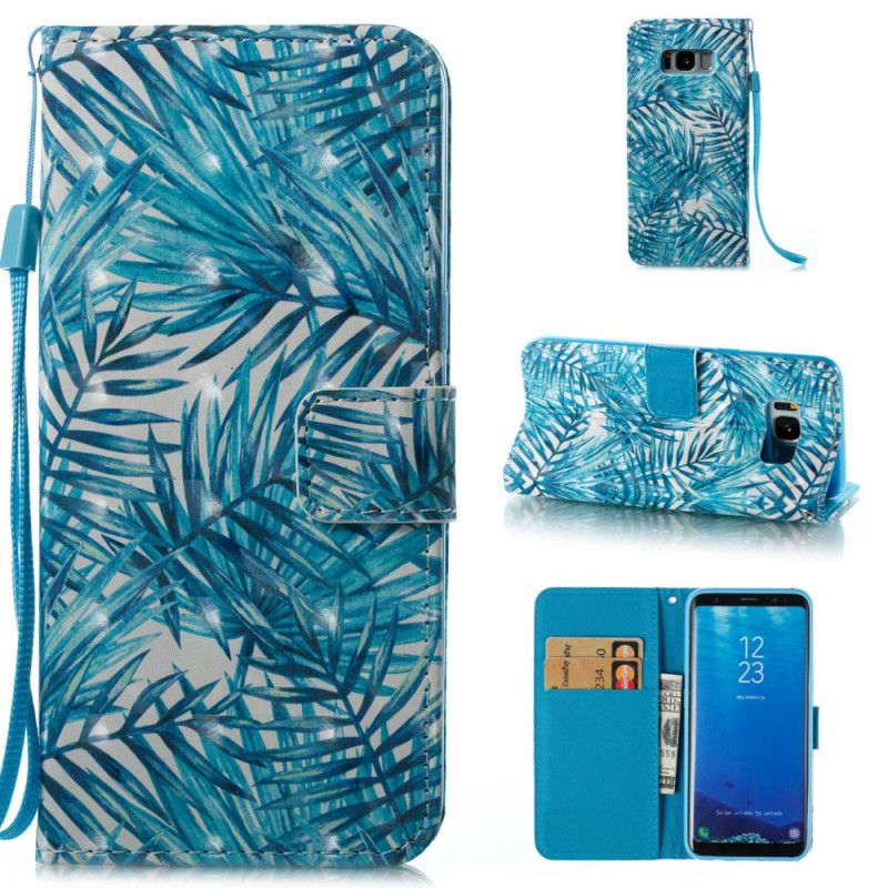 Etui Folio Samsung Galaxy S8 Liście Etui Ochronne