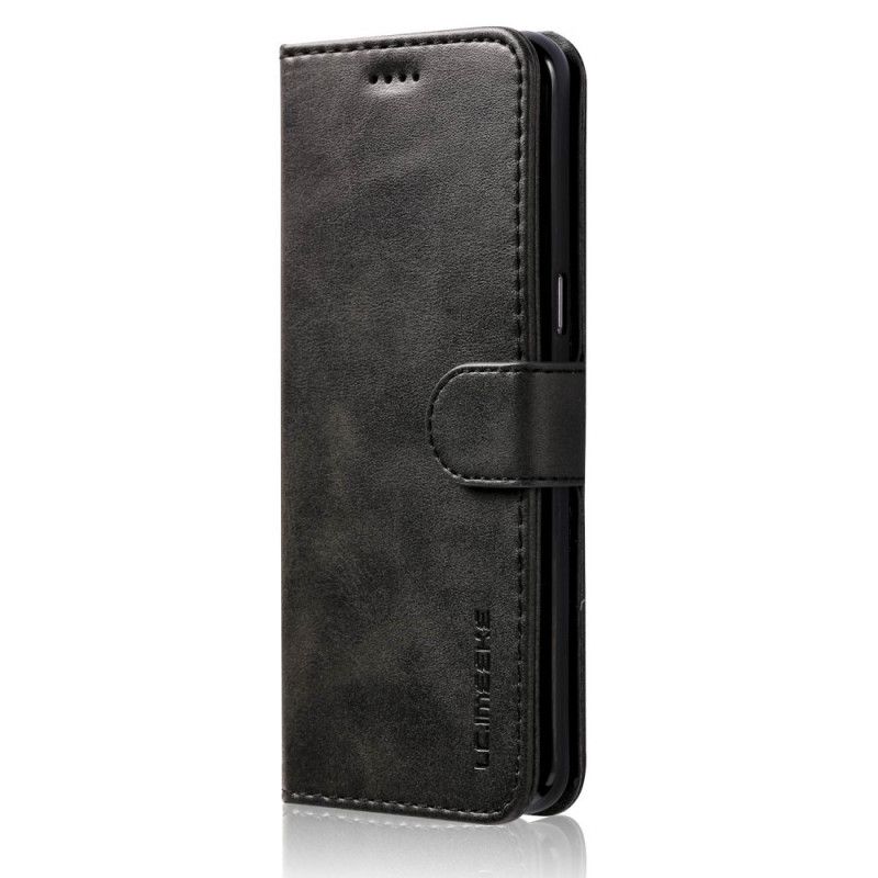 Etui Folio Samsung Galaxy S8 Szary Czarny Efekt Skóry Lc.Imeeke Etui Ochronne