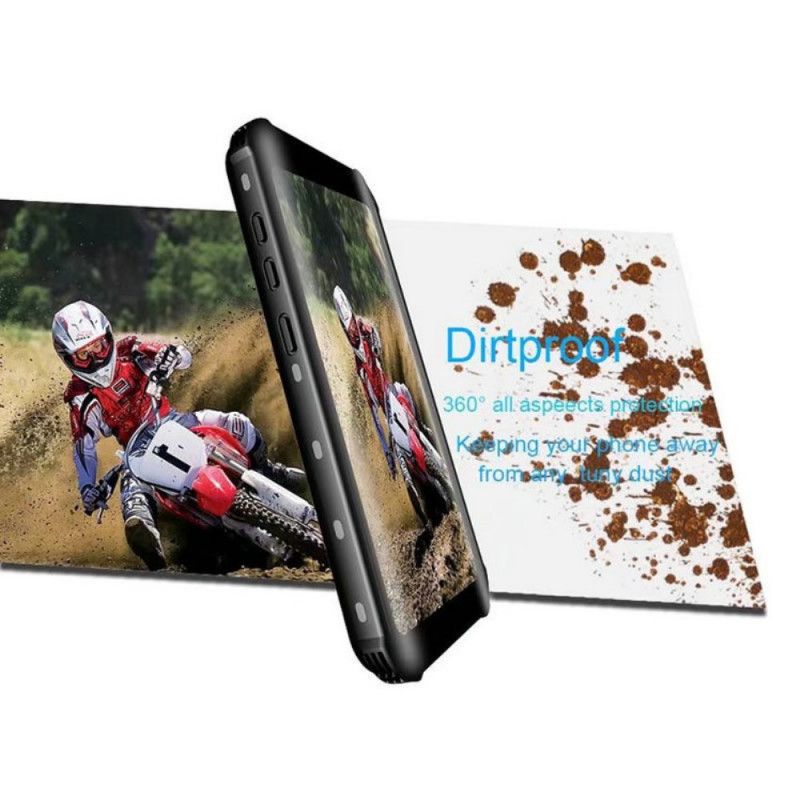 Etui Samsung Galaxy S8 Biały Czarny Wodoodporny Ze Wsparciem Z Czerwonego Pieprzu