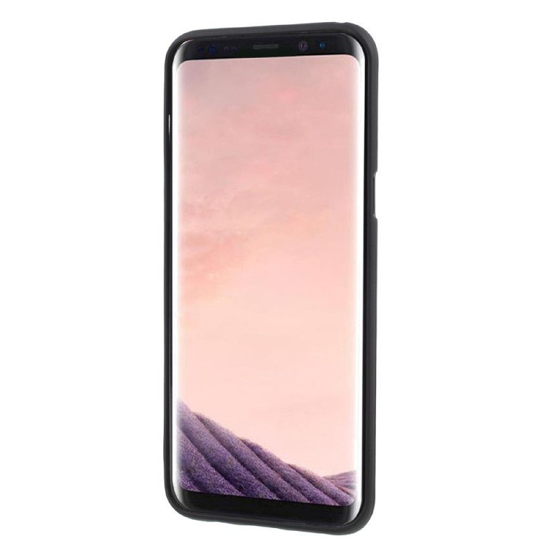 Etui Samsung Galaxy S8 Czerwony Czarny Goospery Z Rtęci Matowej