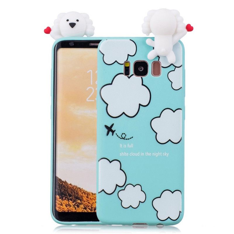 Etui Samsung Galaxy S8 Czerwony Czarny Zabawne Zwierzęta W 3D