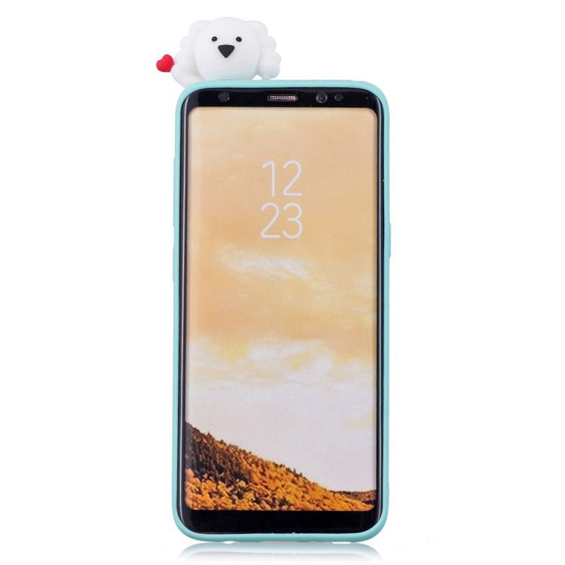 Etui Samsung Galaxy S8 Czerwony Czarny Zabawne Zwierzęta W 3D