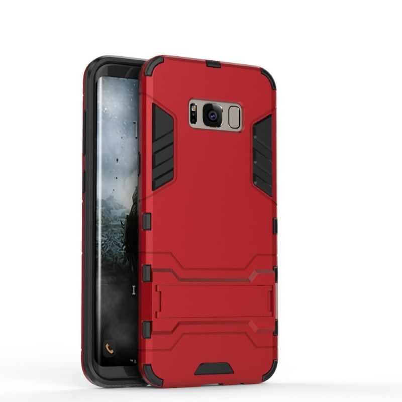 Etui Samsung Galaxy S8 Czerwony Szary Ultra Odporny