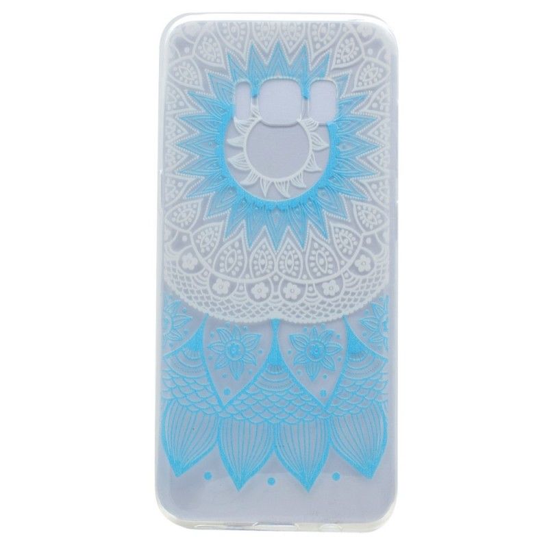 Etui Samsung Galaxy S8 Różowy Przezroczysta Kolorowa Mandala Etui Ochronne