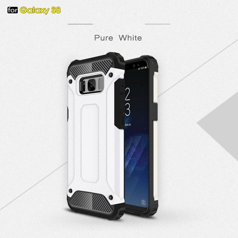 Etui Samsung Galaxy S8 Szary Czarny Ocalały