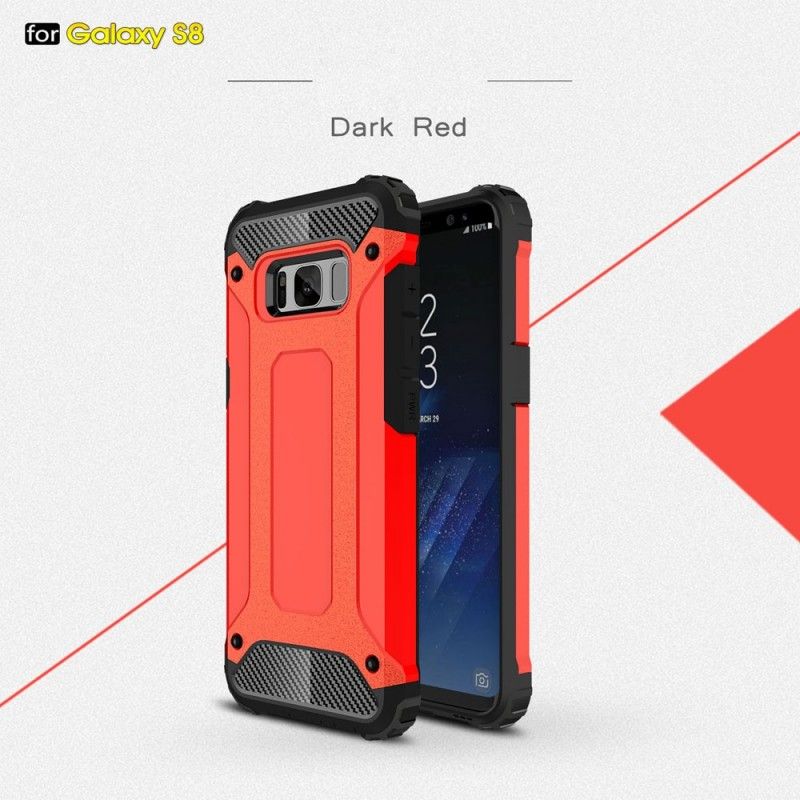 Etui Samsung Galaxy S8 Szary Czarny Ocalały