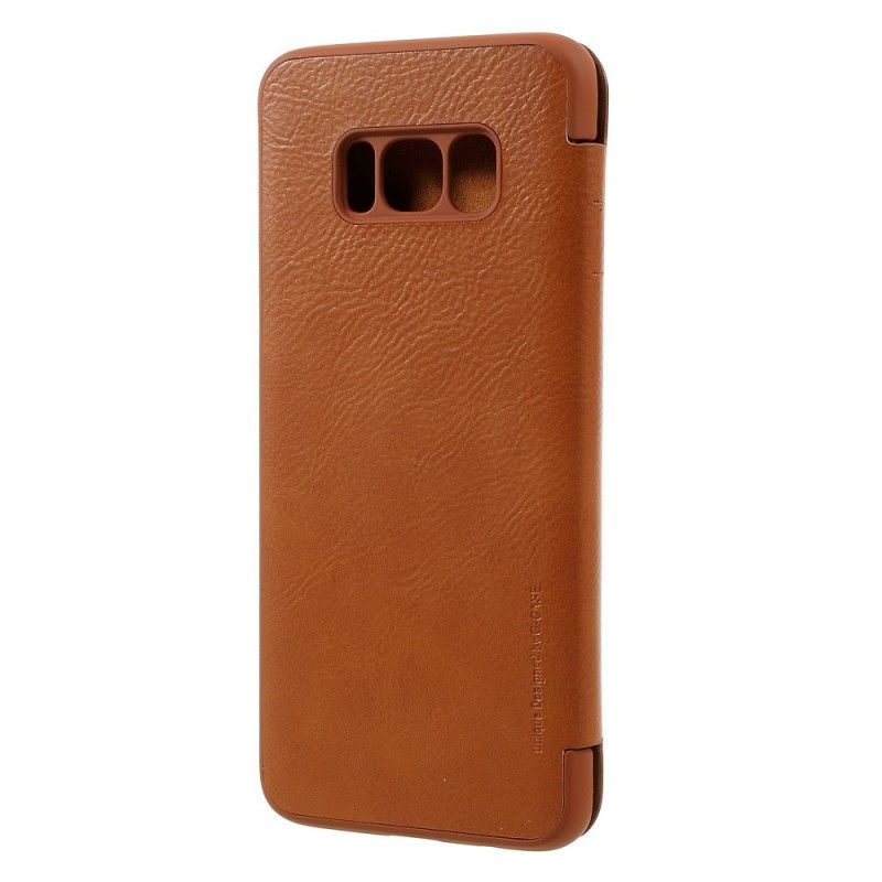 Flip Kotelot Samsung Galaxy S8 Czerwony Czarny Etui na Telefon Seria G-Case