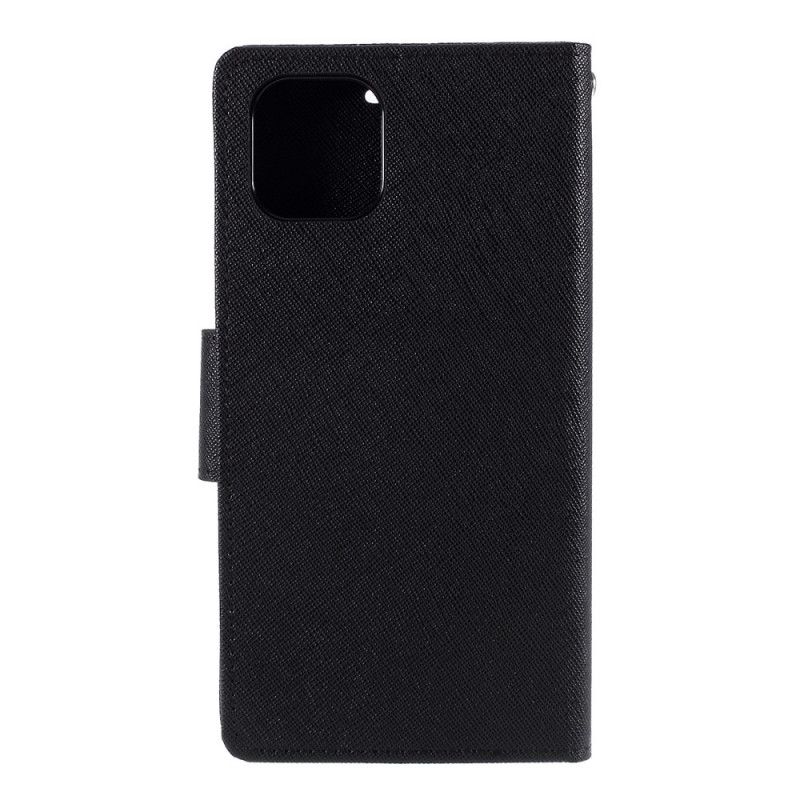 Etui Folio iPhone 11 Pro Czerwony Czarny Dwukolorowa Rtęć Etui Ochronne