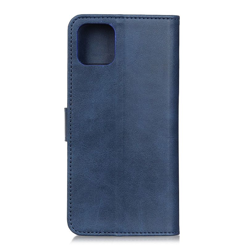 Etui Folio iPhone 11 Pro Czerwony Czarny Efekt Skóry Matowej Retro