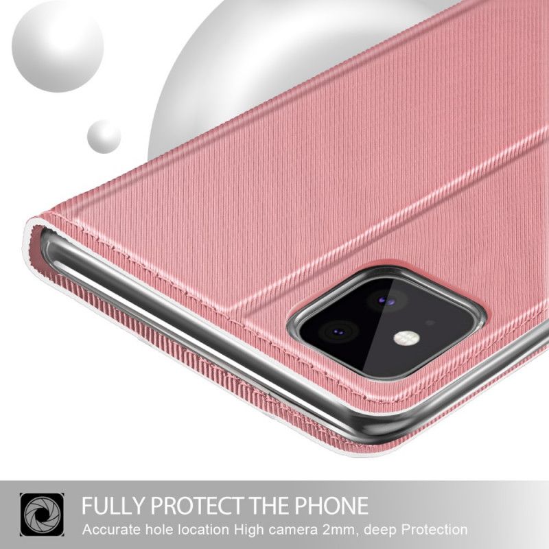 Etui Folio iPhone 11 Pro Granatowy Czarny Imitacja Skóry Pionowej Dwukolorowej Etui Ochronne