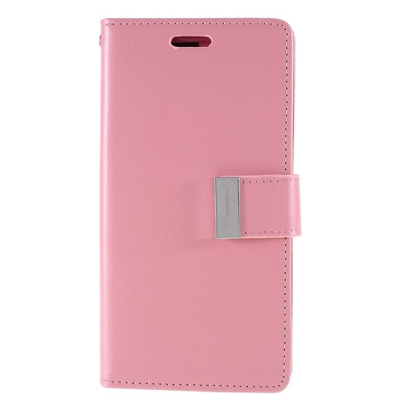 Etui Folio iPhone 11 Pro Magenta Czarny Metalowe Zapięcie Rtęciowe Etui Ochronne