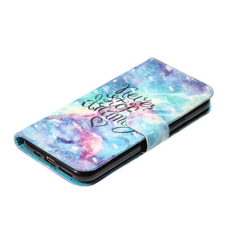 Etui Folio iPhone 11 Pro Nigdy Nie Przestawaj Z Paskiem