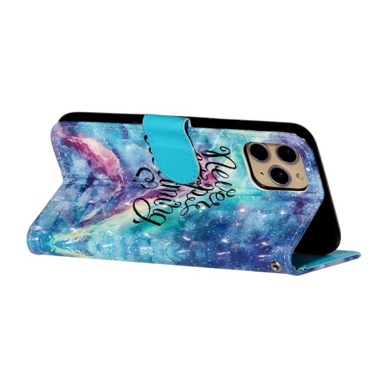 Etui Folio iPhone 11 Pro Nigdy Nie Przestawaj Z Paskiem