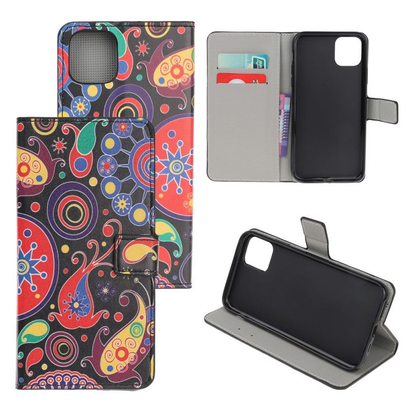 Etui Folio iPhone 11 Pro Projekt Galaktyki Etui Ochronne