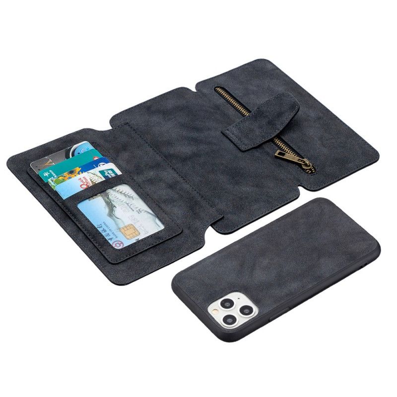 Etui Folio iPhone 11 Pro Szary Czarny Zdejmowana Skorupa W Kolorze Binfen Etui Ochronne