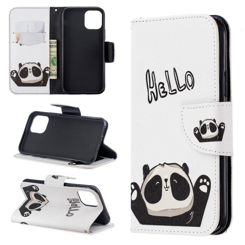 Etui Folio iPhone 11 Pro Witaj Panda Etui Ochronne