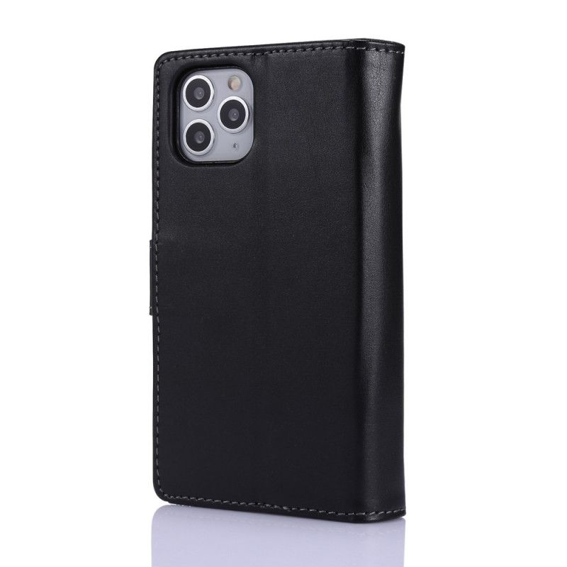 Etui Folio iPhone 11 Pro Zielony Czarny Wielofunkcyjny Biznes