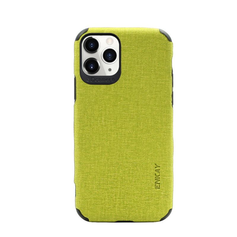 Etui iPhone 11 Pro Biały Czarny Dobra Tkanina Etui Ochronne