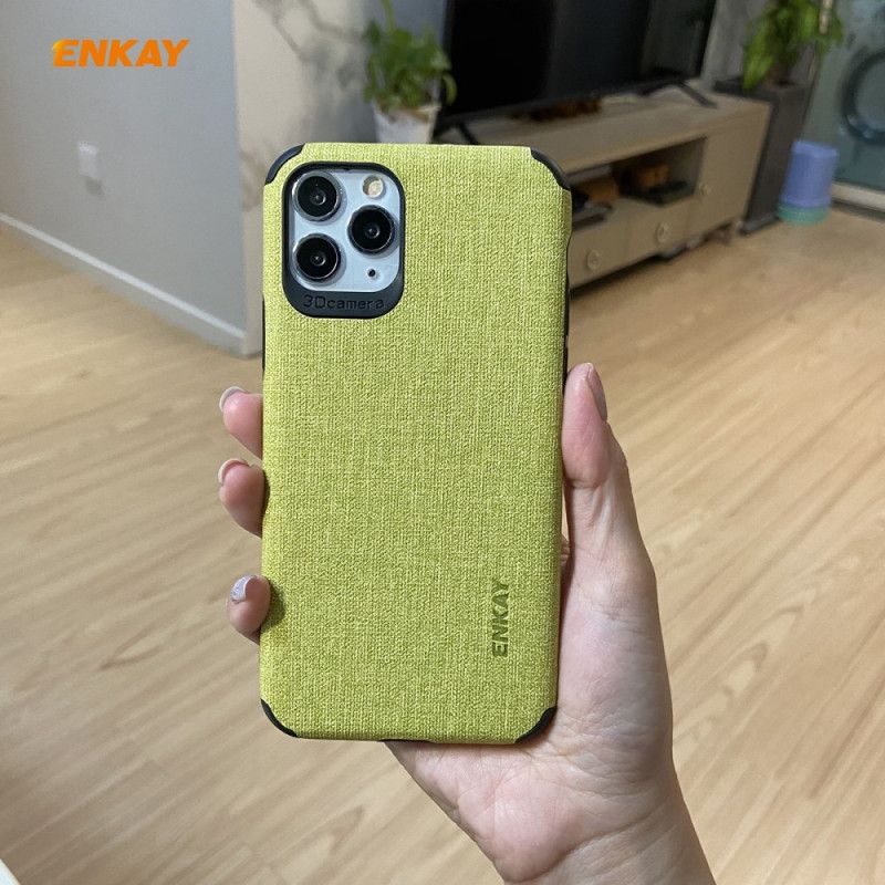 Etui iPhone 11 Pro Biały Czarny Dobra Tkanina Etui Ochronne