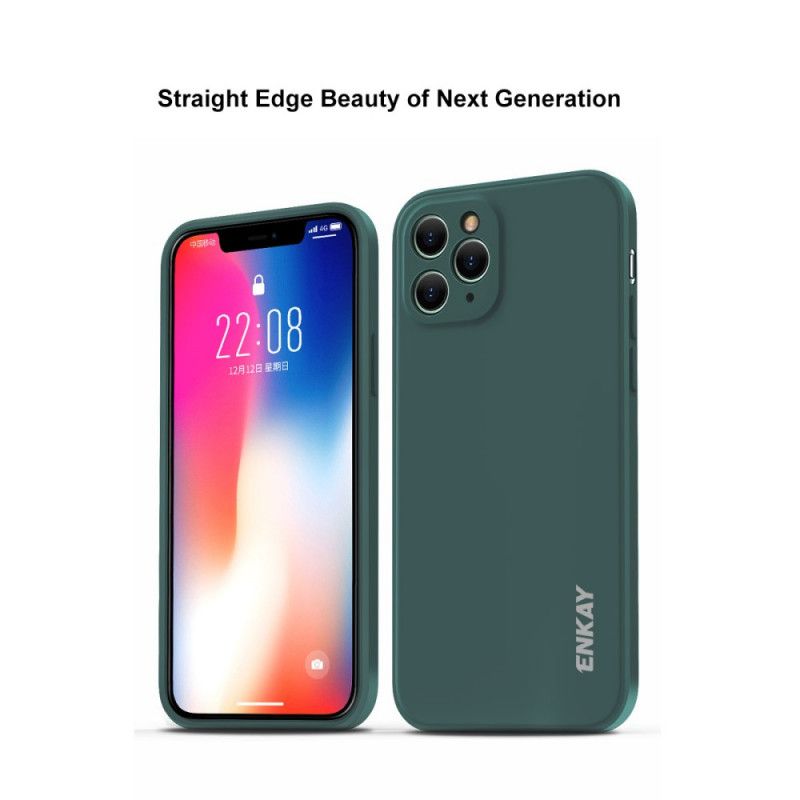 Etui iPhone 11 Pro Biały Czarny Dobry Płynny Silikon