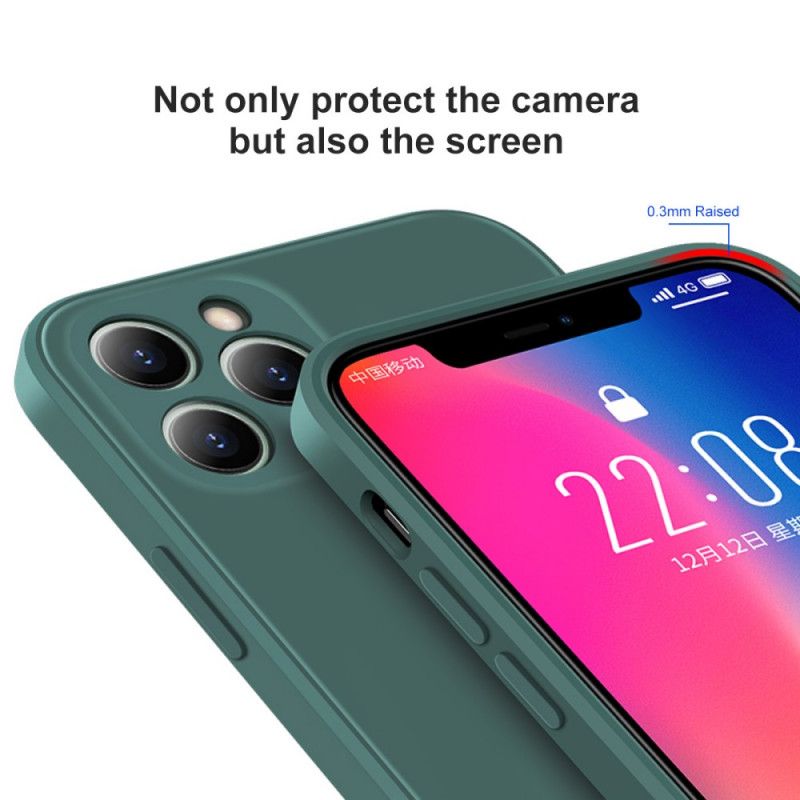 Etui iPhone 11 Pro Biały Czarny Dobry Płynny Silikon